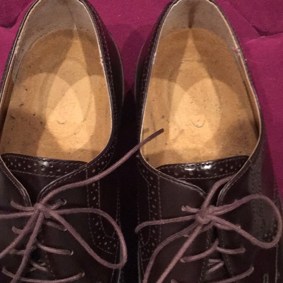 3/$60 Rockport Ortho Drk Brown Oxford dress shoes - Picture 3 of 7